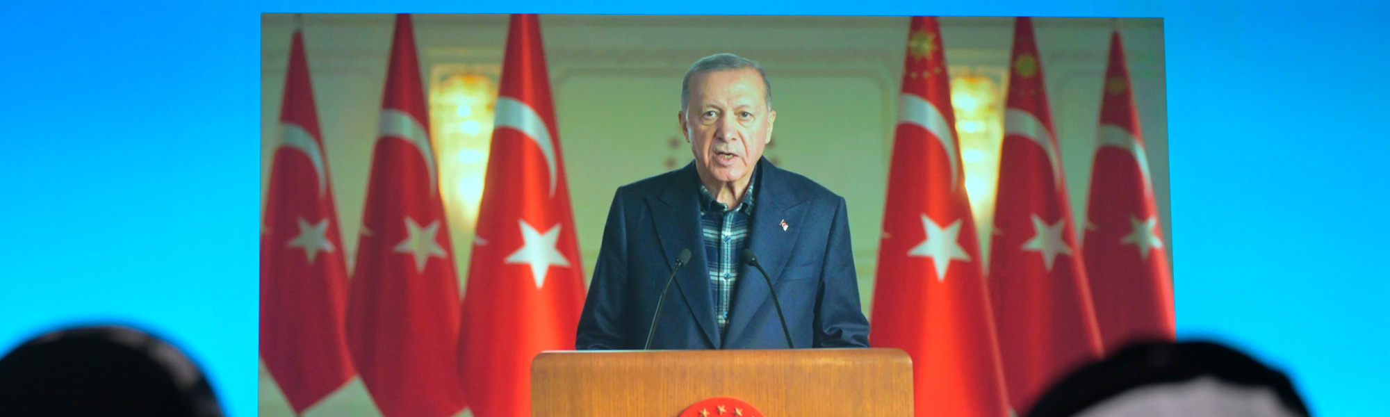 بحضور محمد بن راشد .. الرئيس التركي يوجه رسالة مسجلة إلى القمة العالمية للحكومات